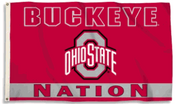 OHIO STATE BUCKEYES FLAG