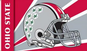 OHIO STATE HELMET FLAG