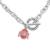 OHIO STATE BUCKEYES NECKLACE- AUDREY TOGGLE