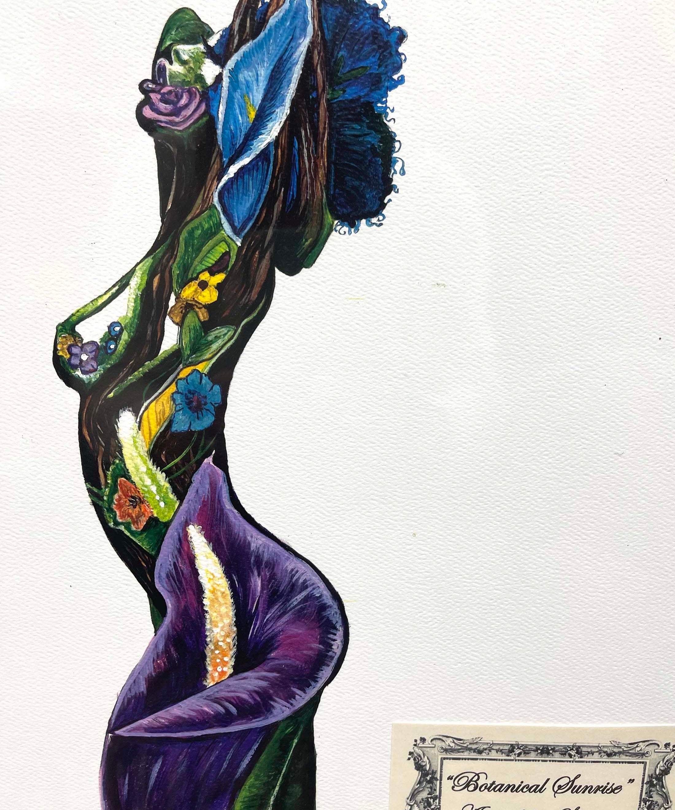 ACRYLIC PRINT, THE FLOWERING OF WOMAN, BACK TO EARTH