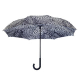 LEOPARD SKIN BLACK & WHITE RC STICK UMBRELLA