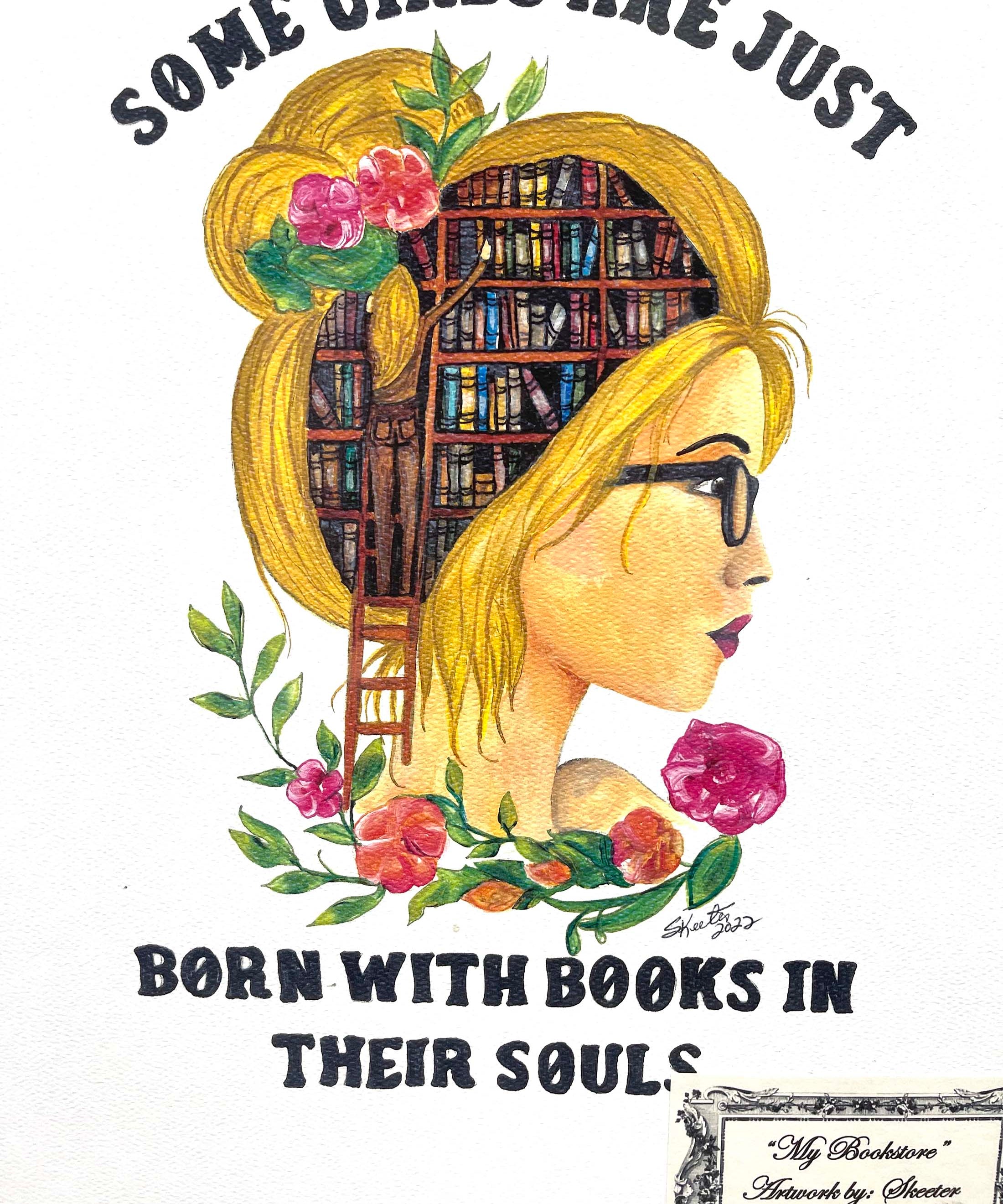 ACRYLIC PRINT, INSPIRED BY THOSE WHO LOVE TO GET LOST IN A GOOD BOOK