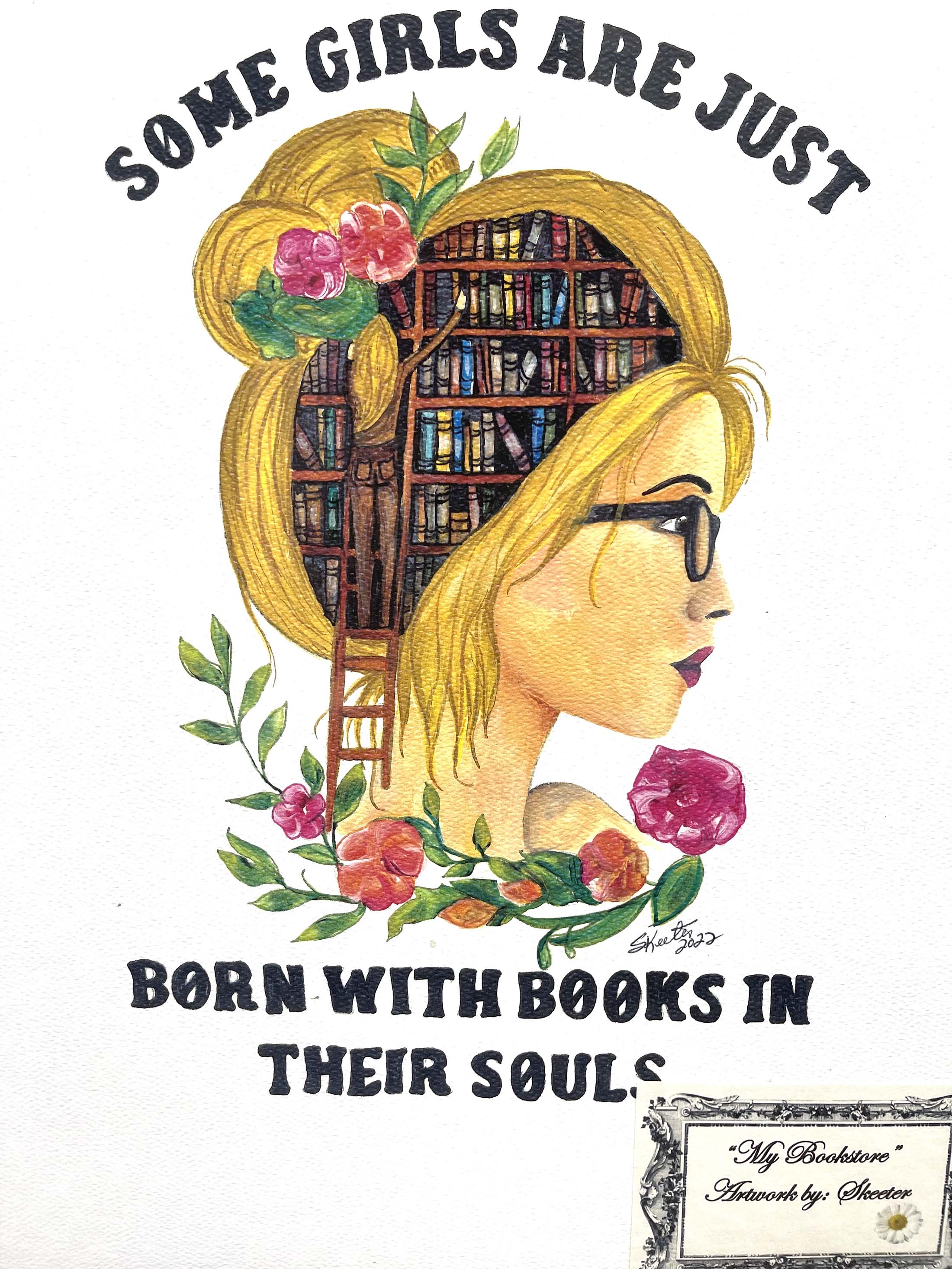 ACRYLIC PRINT, INSPIRED BY THOSE WHO LOVE TO GET LOST IN A GOOD BOOK