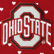 GIRLS NEWBORN & INFANT SCARLET OHIO STATE BUCKEYES HEARTS BODYSUIT AND HEADBAND