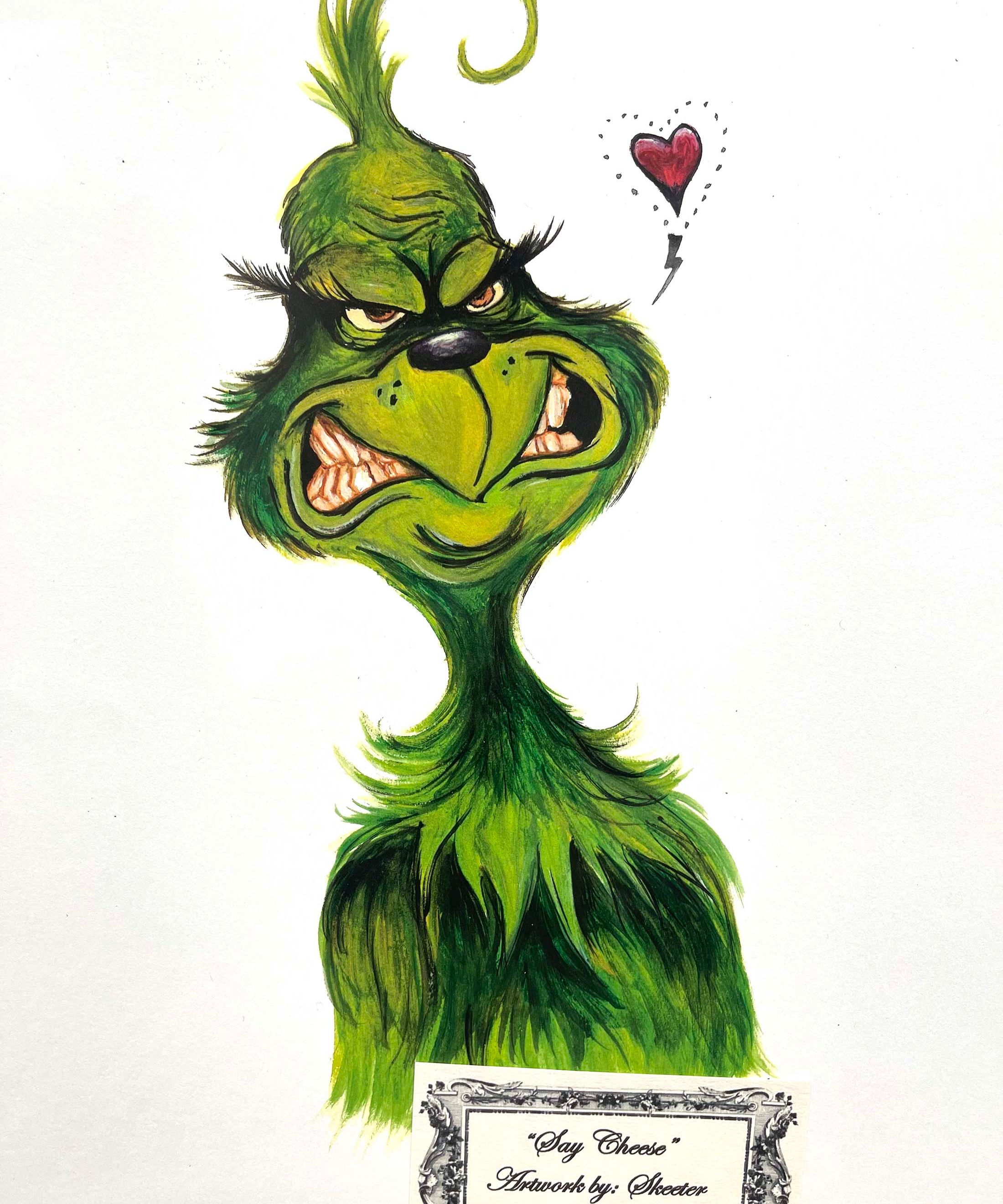 grunchy watercolor, Say Cheese