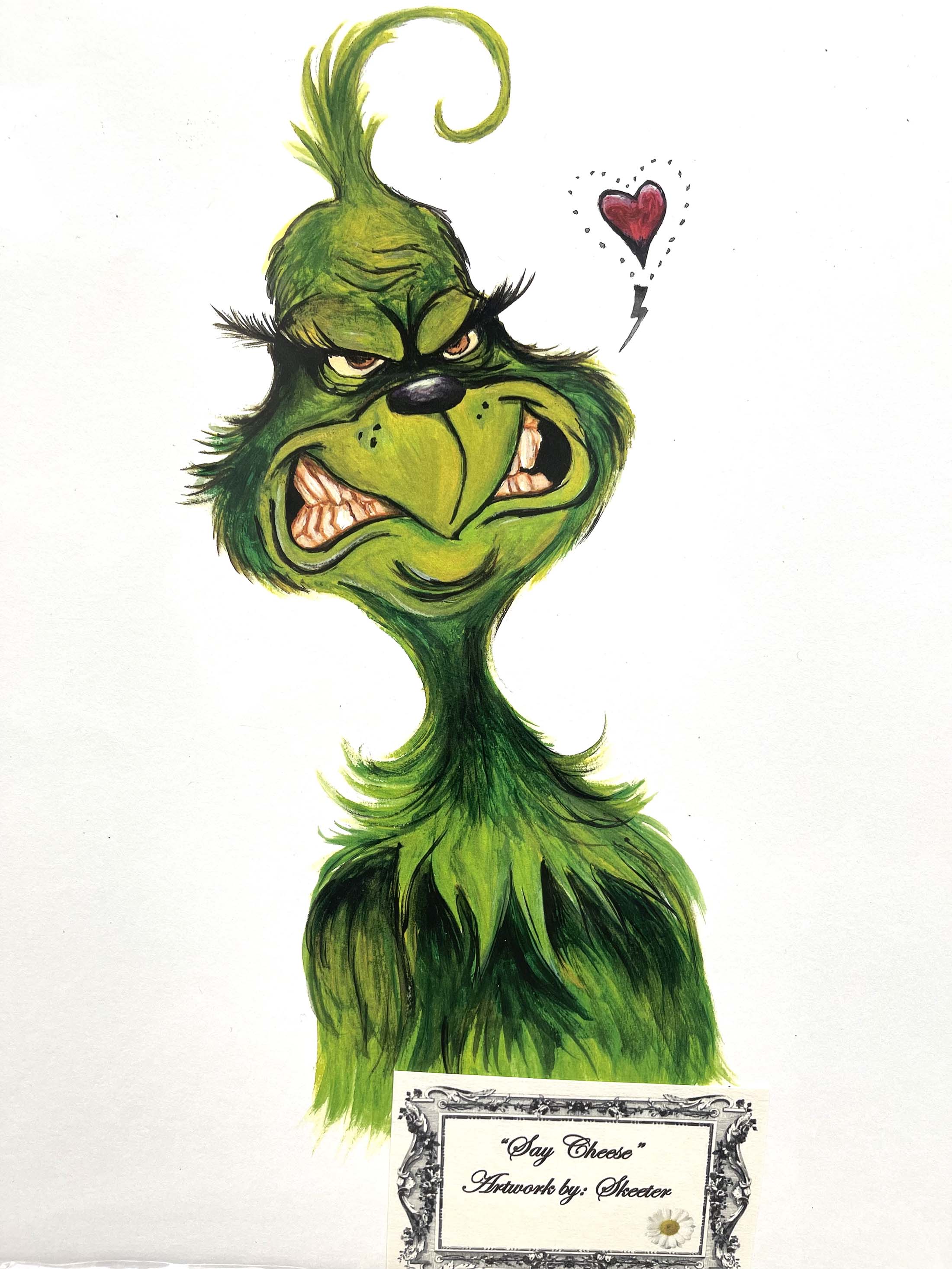 grunchy watercolor, Say Cheese