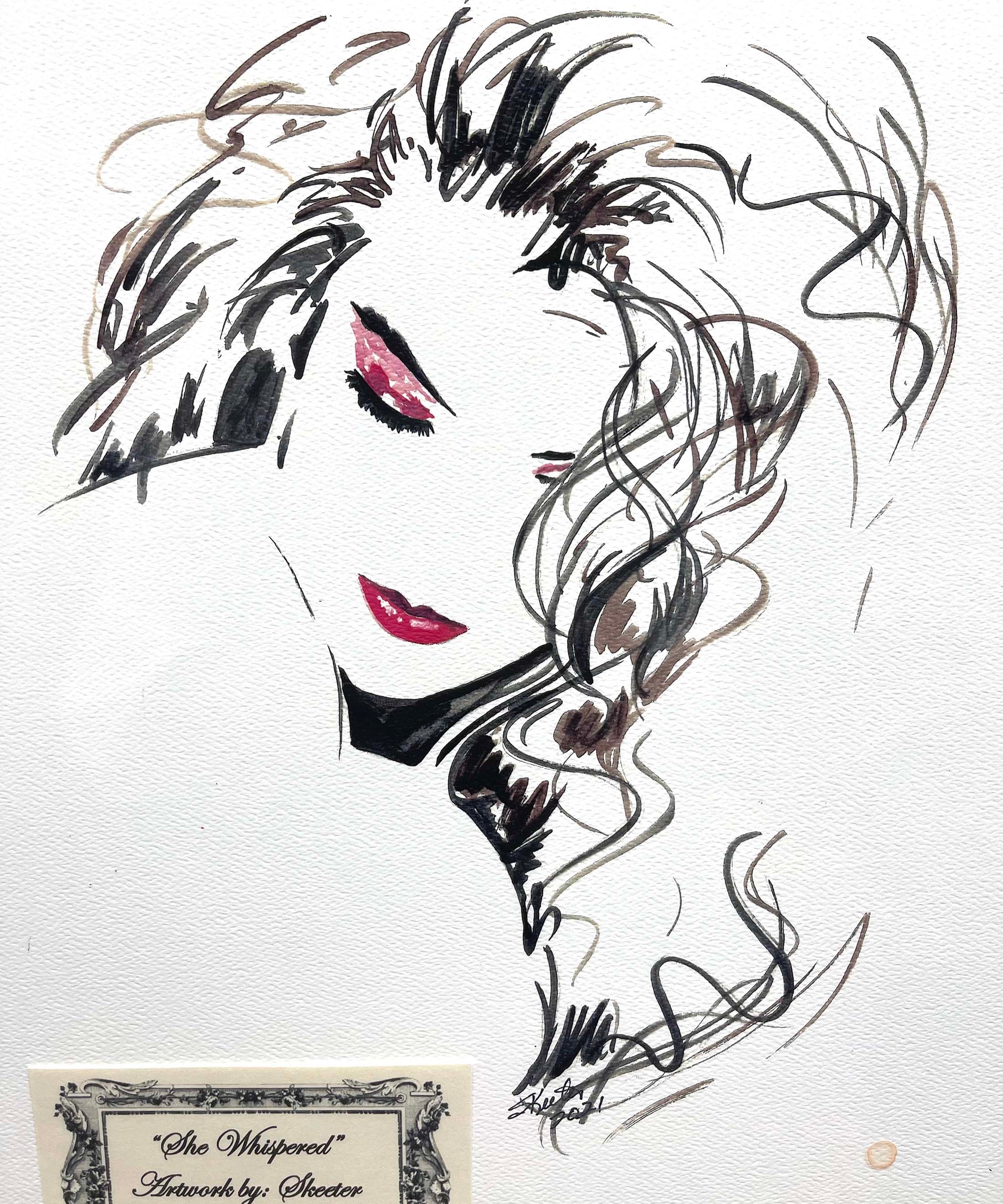 watercolor, women