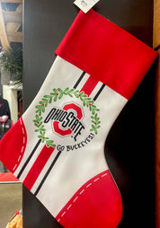 closeup OHIO STATE STOCKING