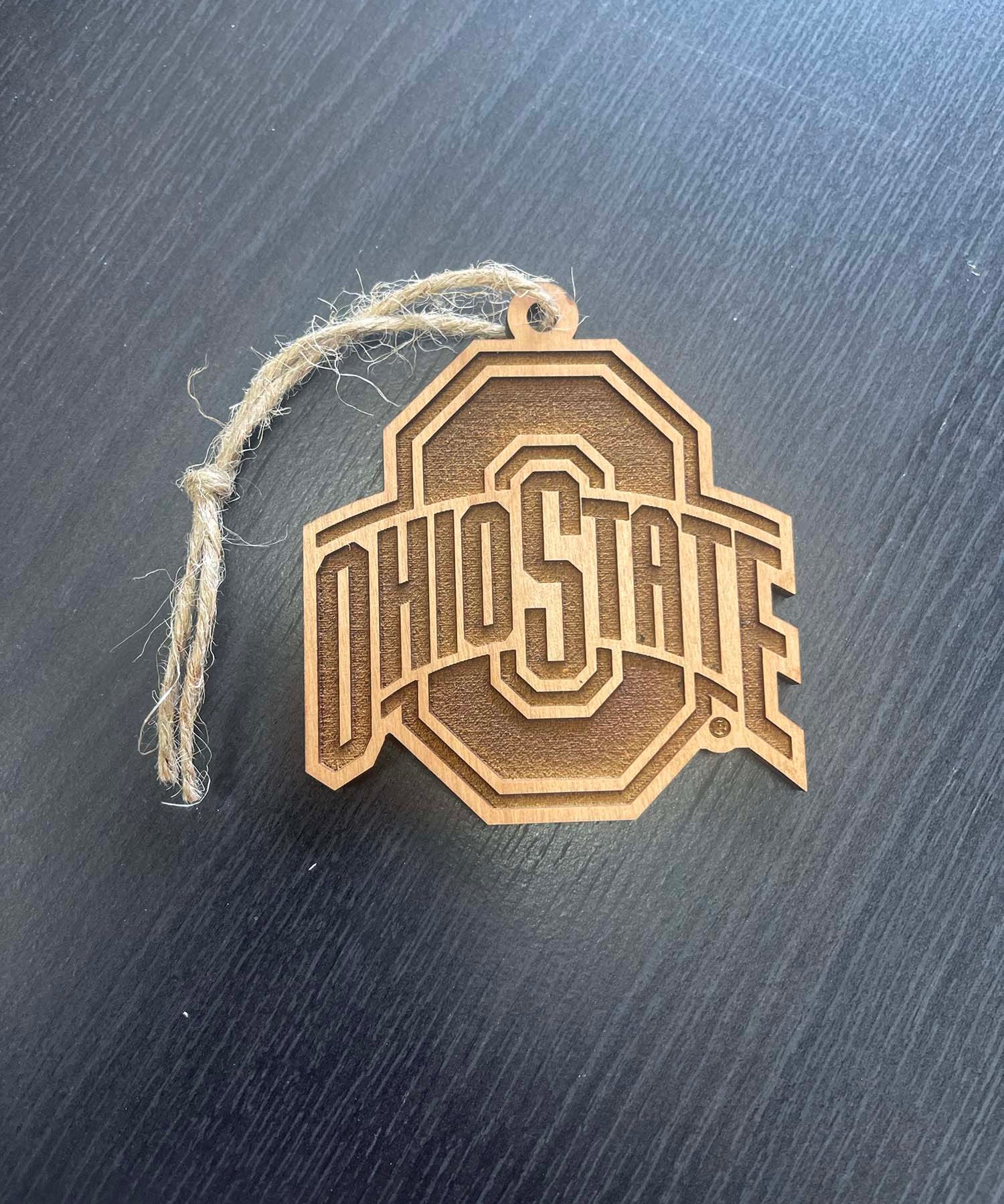 Wood Ornament Ohio State University